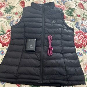 Koplo Women’s Heated Black Vest M